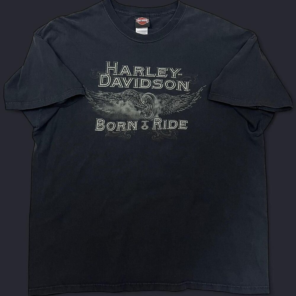Harley Davidson Born To Ride Sales And Service Latus Motors Graphic T-Shirt